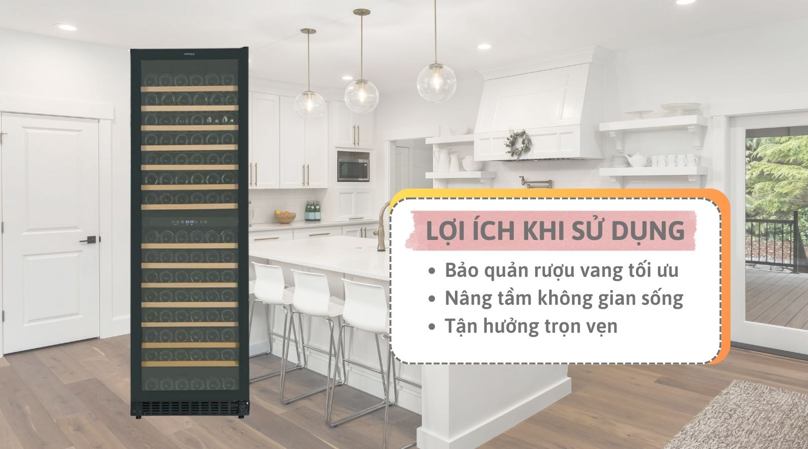 Vì sao nên mua tủ rượu âm tủ HW-C415FB 533.17.021?